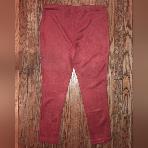 New York Clothing Company Red Stretch Pant - Picture 4 of 5